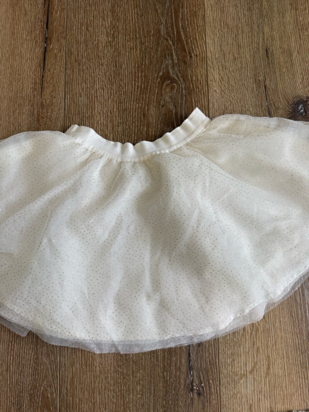 Janie and Jack Cream Tulle Skirt